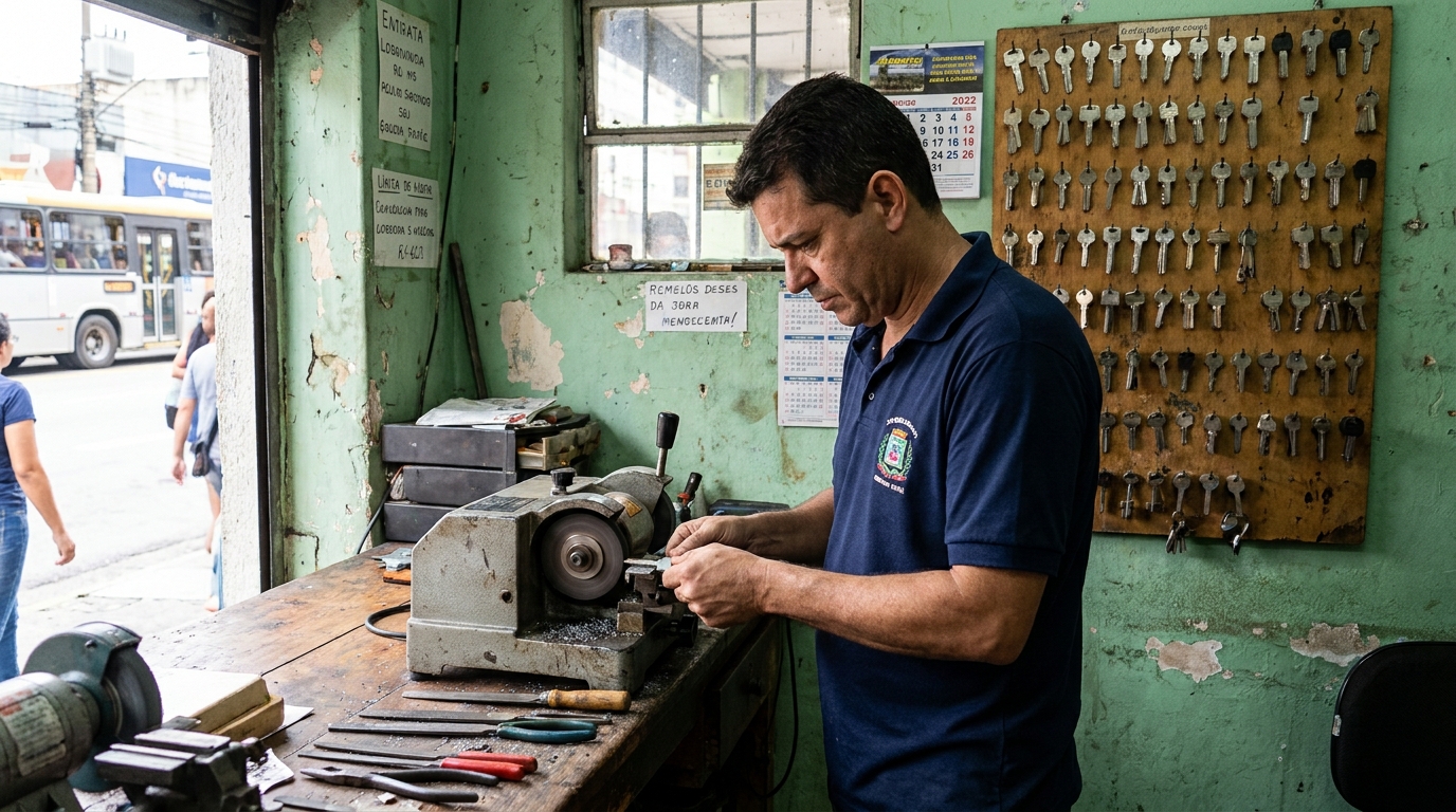Cópia de Chave Residencial profissional em Santo André‑SP